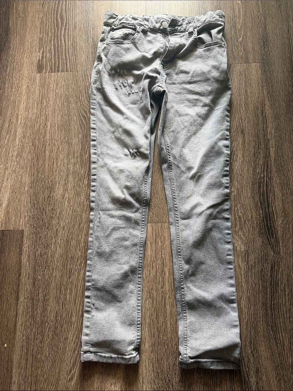 Calvin Klein Light Gray Girls' Skinny Jeans